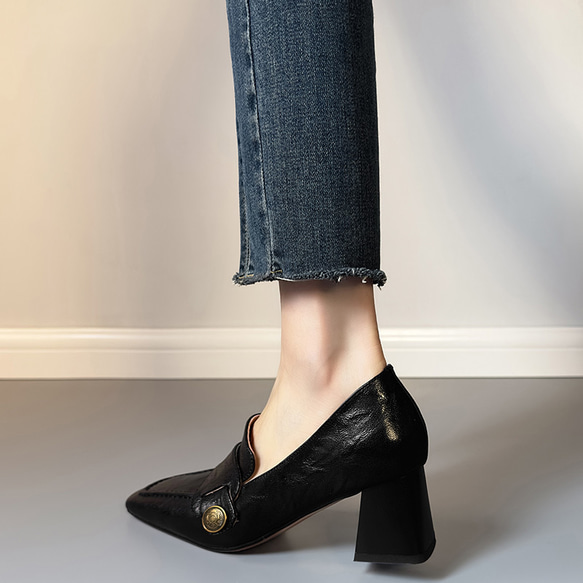 ローファー  柔らかい フォーマル シューズ 靴 オフィス ビジネス 仕事 通勤 パーティー 結婚式 二次会 21.5 11枚目の画像