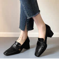 ローファー  柔らかい フォーマル シューズ 靴 オフィス ビジネス 仕事 通勤 パーティー 結婚式 二次会 21.5 1枚目の画像