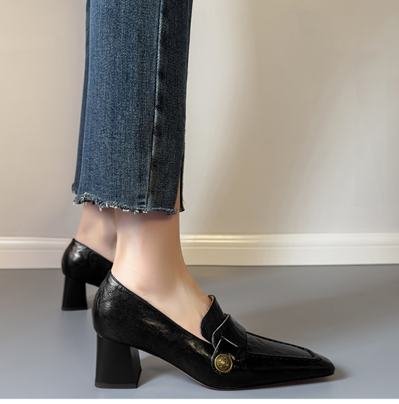 ローファー  柔らかい フォーマル シューズ 靴 オフィス ビジネス 仕事 通勤 パーティー 結婚式 二次会 21.5 9枚目の画像