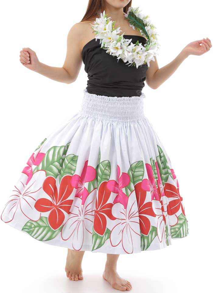 パウスカート 細見えパウスカート　フラダンス　太って見えないパウスカート　p00862　受注生産および即納