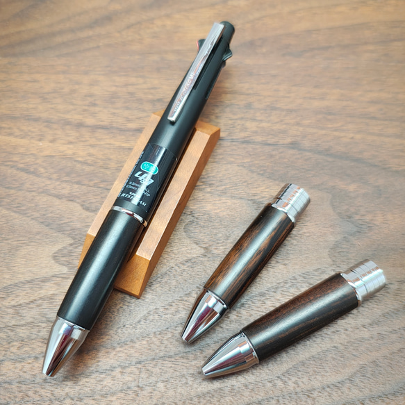 ジェットストリーム4&1 専用　グリップアクセサリー 黒檀 ジェットストリーム 4&1 組先軸 グリップのみ ペン・筆記用具