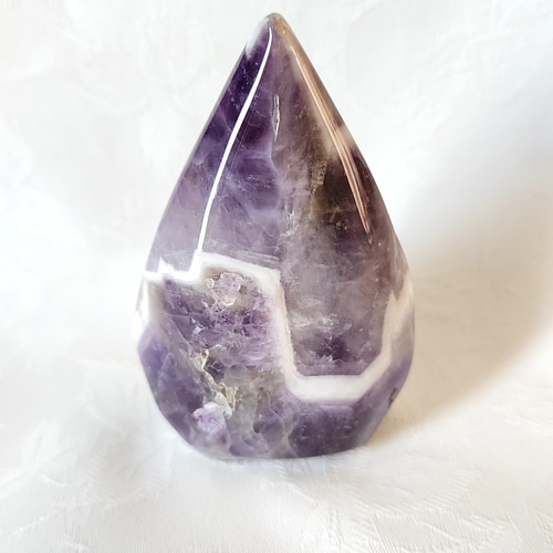 ドリームアメジスト♡握り石♡ お財布に♡No2203 ドリームアメジスト