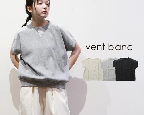 ヴァンブラン vent blanc (2025AW 秋冬) ジャージ＆ローン コンビネーションプルオーバー VC253748 ⭐20％OFF⭐ワッフルコンビネーションプルオーバー VC252731