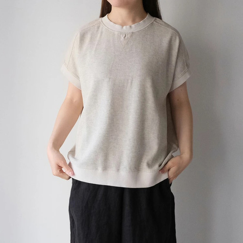 (20%OFF SALE) ヴァンブラン vent blanc (2025SS 春夏) ワッフルコンビネーションプルオーバー VC252731 ⭐20％OFF⭐ワッフルコンビネーションプルオーバー VC252731
