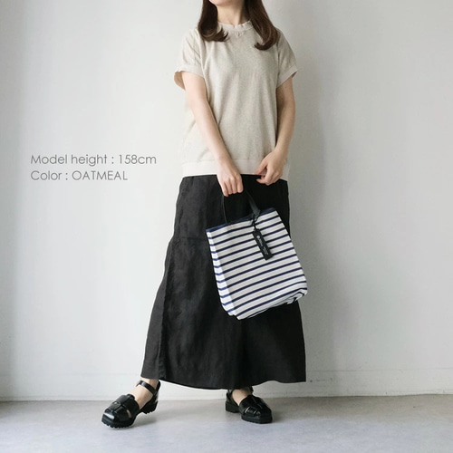 (20%OFF SALE) ヴァンブラン vent blanc (2025SS 春夏) ワッフルコンビネーションプルオーバー VC252731 ⭐20％OFF⭐ワッフルコンビネーションプルオーバー VC252731