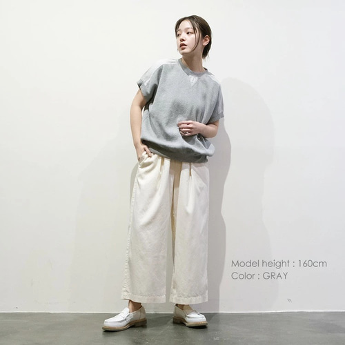 (20%OFF SALE) ヴァンブラン vent blanc (2025SS 春夏) ワッフルコンビネーションプルオーバー VC252731 ⭐20％OFF⭐ワッフルコンビネーションプルオーバー VC252731