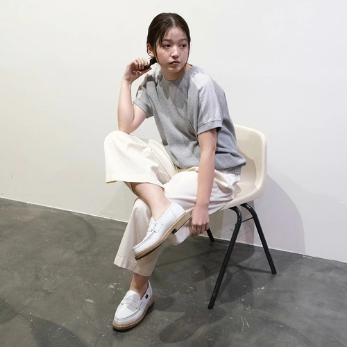 (20%OFF SALE) ヴァンブラン vent blanc (2025SS 春夏) ワッフルコンビネーションプルオーバー VC252731 ⭐20％OFF⭐ワッフルコンビネーションプルオーバー VC252731