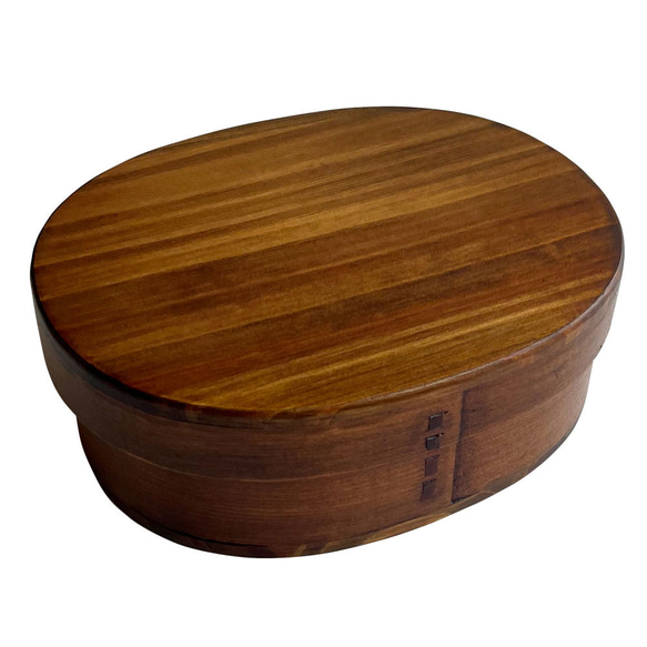 ＼スターターセット2025／  曲げわっぱ 大判 弁当箱 箸 セット 900ml 白木 うるし塗り ランチボックス 9枚目の画像