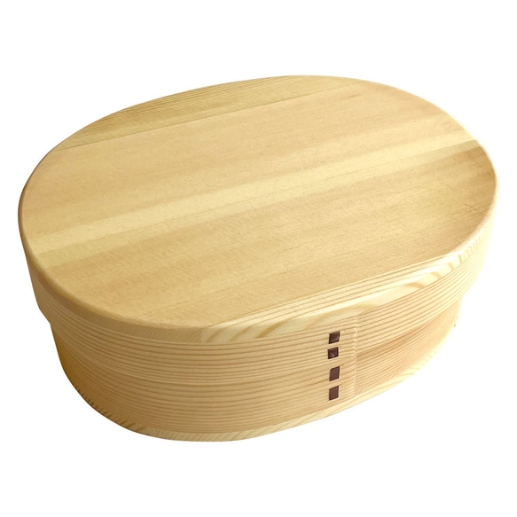 ＼スターターセット2025／  曲げわっぱ 大判 弁当箱 箸 セット 900ml 白木 うるし塗り ランチボックス 8枚目の画像