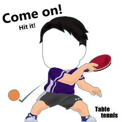 卓球部だぜ！ポチ袋(3枚セット/千円札用) 4枚目の画像