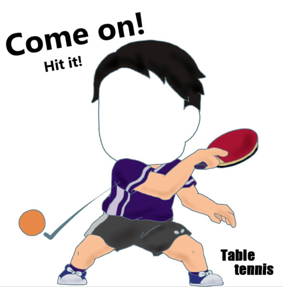 卓球部だぜ！ポチ袋(3枚セット/千円札用) 4枚目の画像