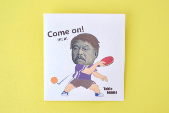 卓球部だぜ！ポチ袋(3枚セット/千円札用) 2枚目の画像