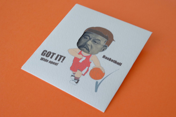 バスケ部だぜ！ポチ袋(3枚セット/千円札用) 3枚目の画像