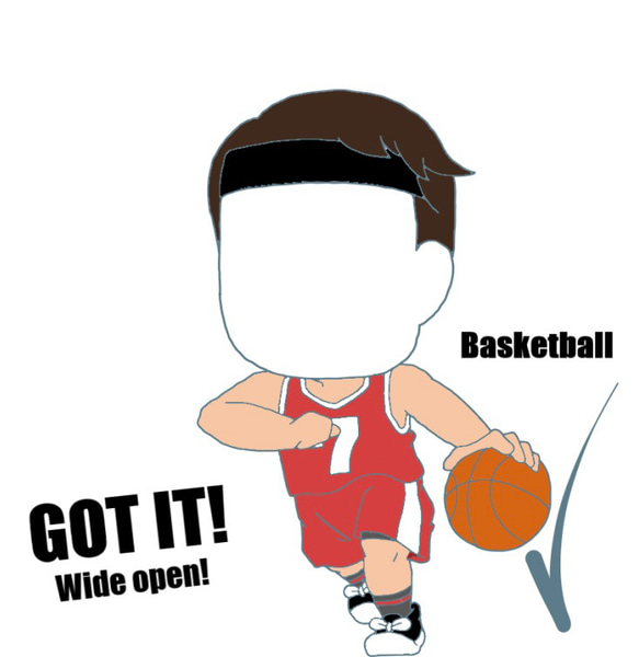 バスケ部だぜ！ポチ袋(3枚セット/千円札用) 4枚目の画像