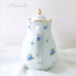 【受注制作】アンティークローズ ティーポット(茶こし無し)　薔薇　 3枚目の画像