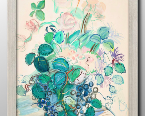 フランス発 BnF公式【ラウル・デュフィ】ヴィンテージ 額装 アートポスター フランス発 BnF公式【ラウル・デュフィ】ヴィンテージ 額装 アート