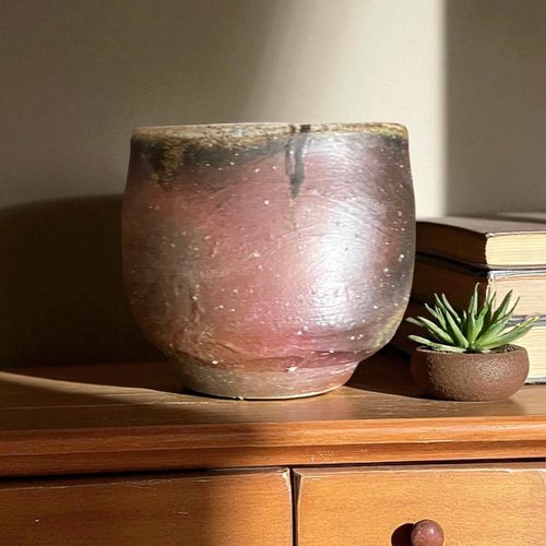 備前 酒呑 高原邦彦作 ＜修理済み＞ 茶碗・めし碗 antique art nozomi