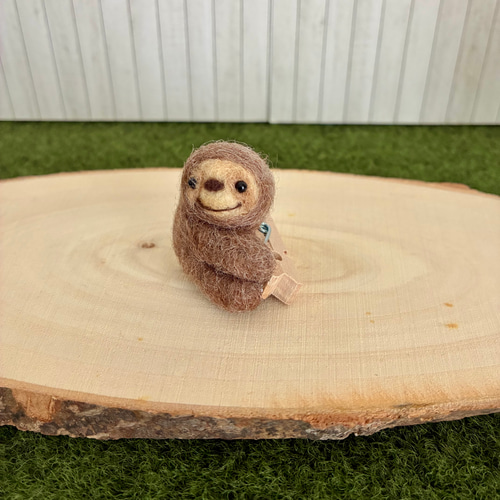 羊毛フェルト なまけものさんクリップ その他雑貨 ひつじやさん 通販