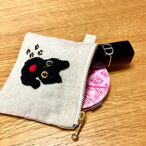黒猫ポーチ ポーチ INOHORI 通販 19196985｜Creema(クリーマ)