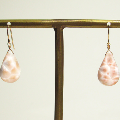 トムソナイト・ピンクラリマー *** (14Kgf・Silver)ピアス／イヤリング