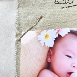 母の日フォトフレームタペストリーwithカーネーション 似顔絵・お名前・メッセージが入れられる♡ 6枚目の画像