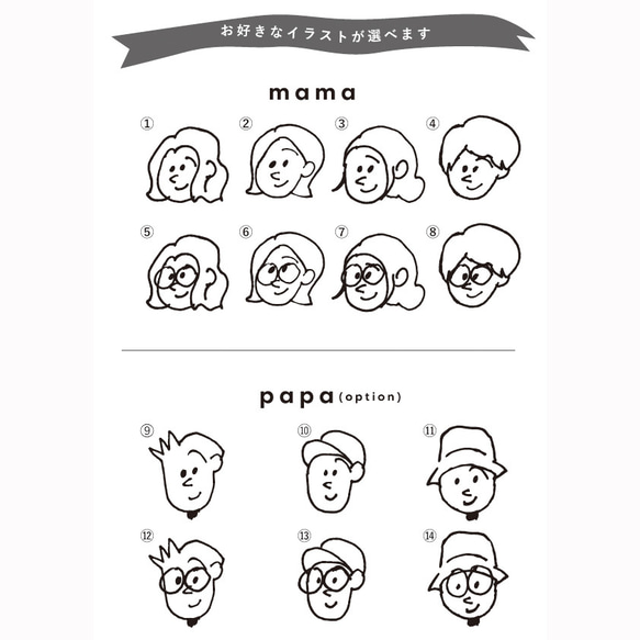 母の日フォトフレームタペストリーwithカーネーション 似顔絵・お名前・メッセージが入れられる♡ 8枚目の画像