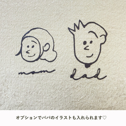 母の日フォトフレームタペストリーwithカーネーション 似顔絵・お名前・メッセージが入れられる♡ 9枚目の画像