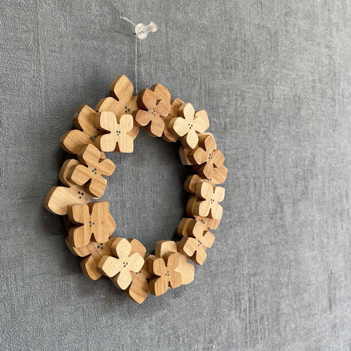 紫陽花 リース｜全2種類 あじさい 木製 アジサイ 母の日ギフト