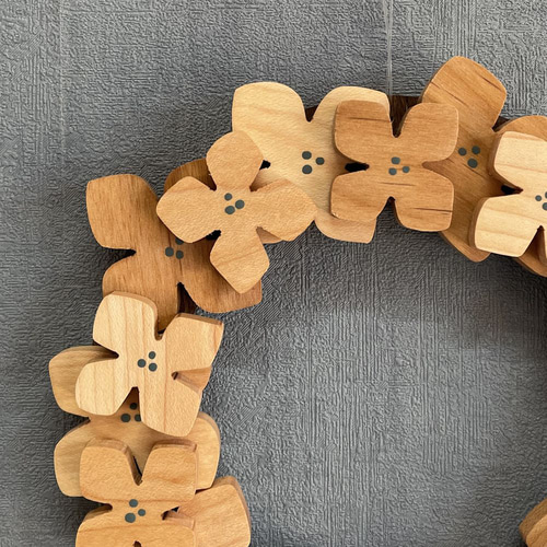 紫陽花 リース｜全2種類 あじさい 木製 アジサイ 母の日ギフト