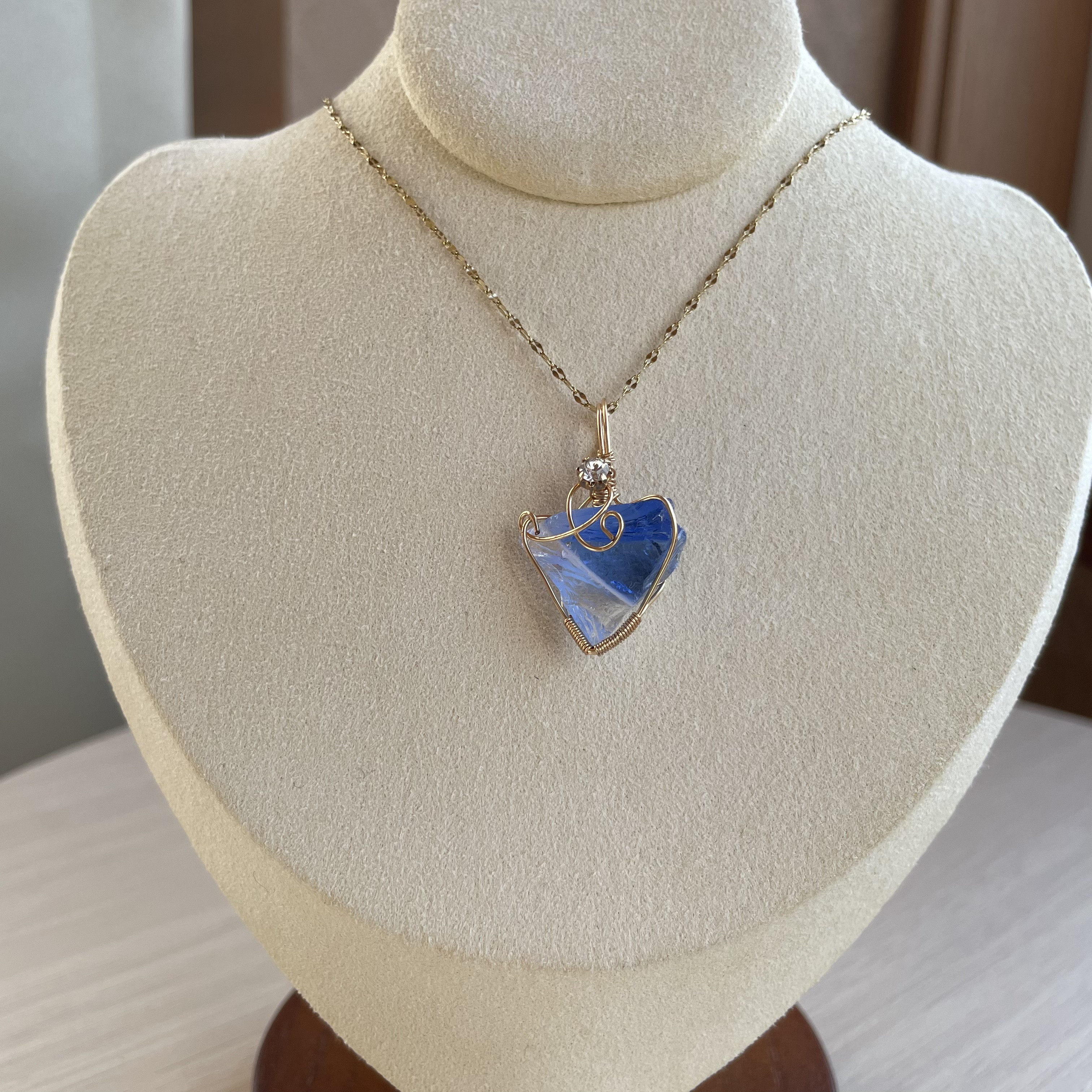 アンダラペンダント【宙のきらめき】ワイヤーラッピング 7,810円