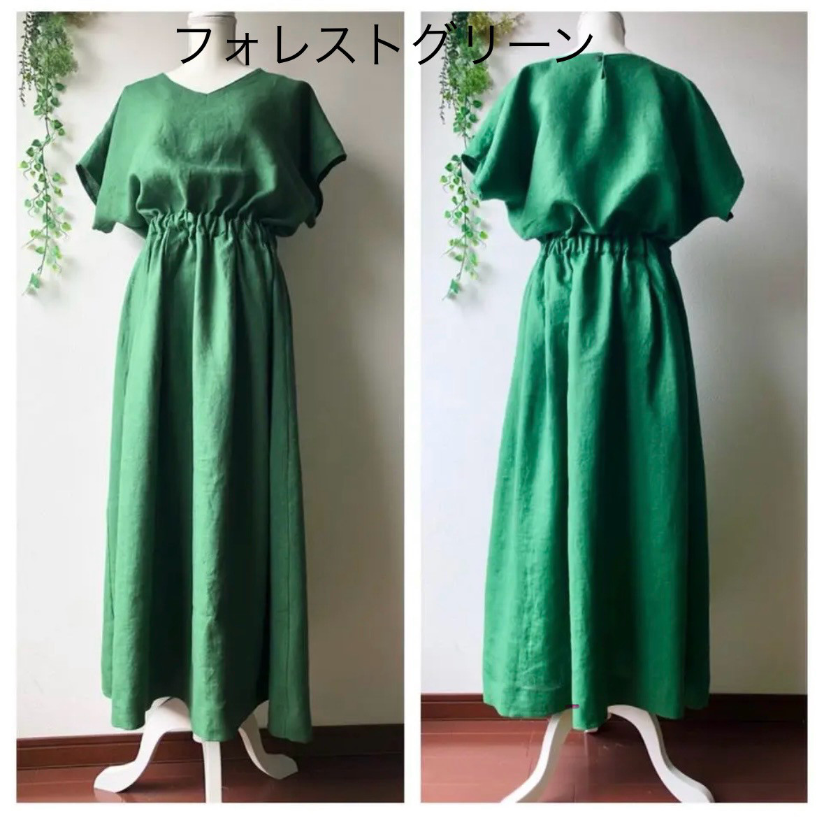 受注製作／ベルギーリネンワンピース