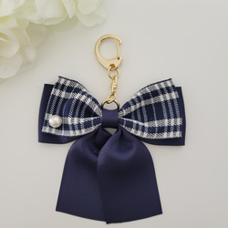 大人可愛い♡バックチャーム♡イニシャル♡リボンチャーム♡リボン
