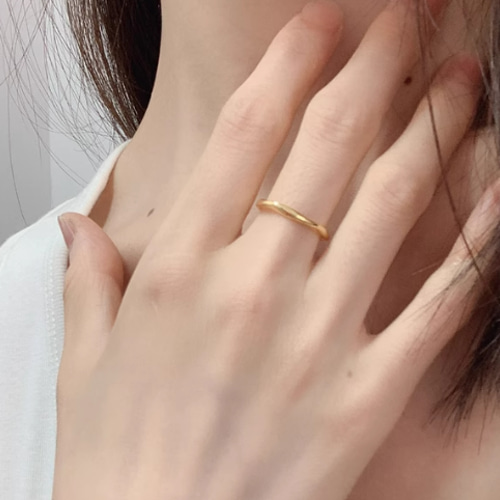 24K24K純金メビウスの輪リングK24金ゴールド中空指輪 永遠の絆！結婚