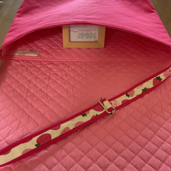 ショルダーバッグ、図書袋、絵本袋　　#2220 6枚目の画像