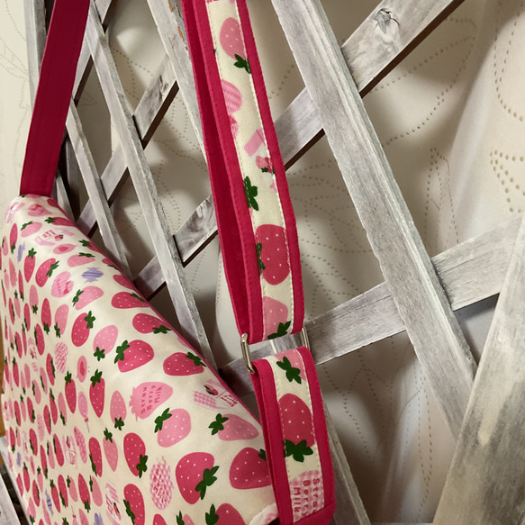 ショルダーバッグ、図書袋、絵本袋　　#2220 4枚目の画像