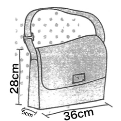 ショルダーバッグ、図書袋、絵本袋　　#2220 7枚目の画像