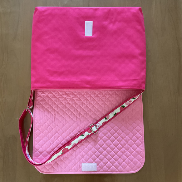 ショルダーバッグ、図書袋、絵本袋　　#2220 5枚目の画像