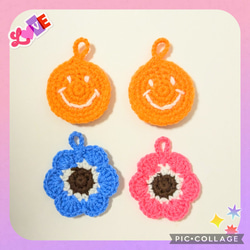 たんかわ様オーダー品　赤鬼青鬼　指人形 早割・送料無料】あみぐるみ指人形☆赤鬼と青鬼セット 節分 おに