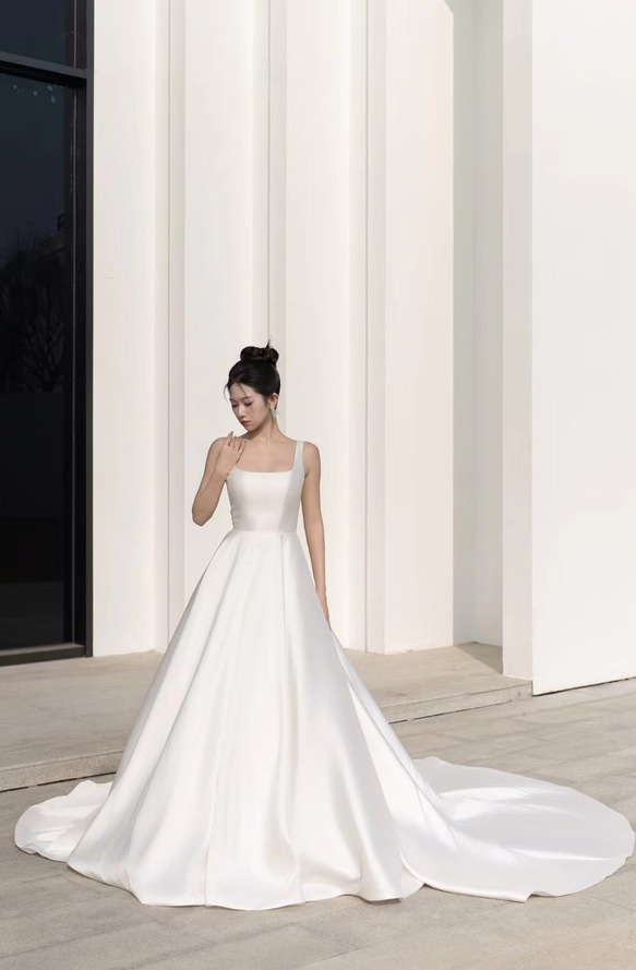 み*り様 スクエアネック　ボルドー　フラワーレース　マキシ丈　結婚式　パーティー み*り様 スクエアネック ボルドー フラワーレース マキシ丈 結婚