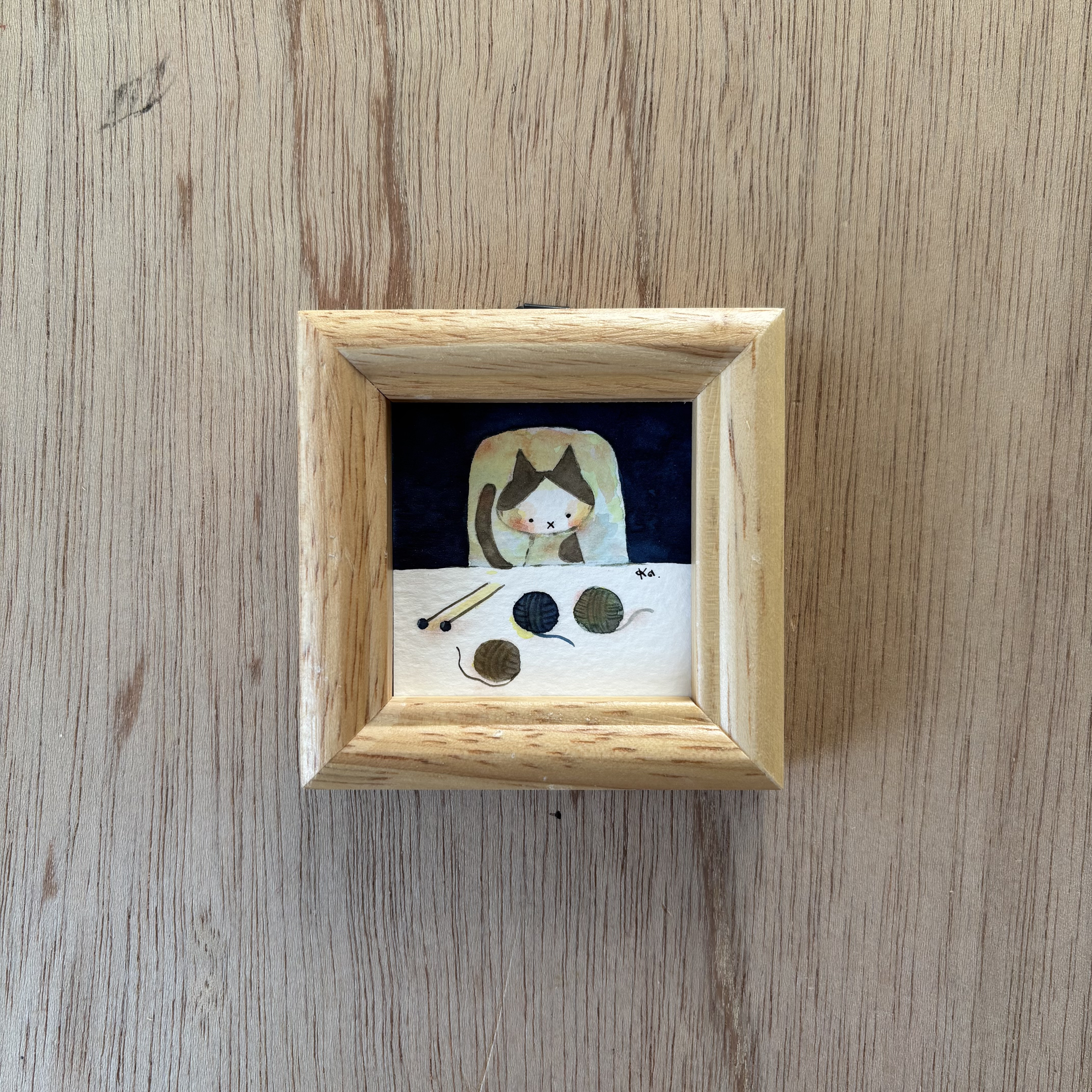 「handmade」ミニ額　原画