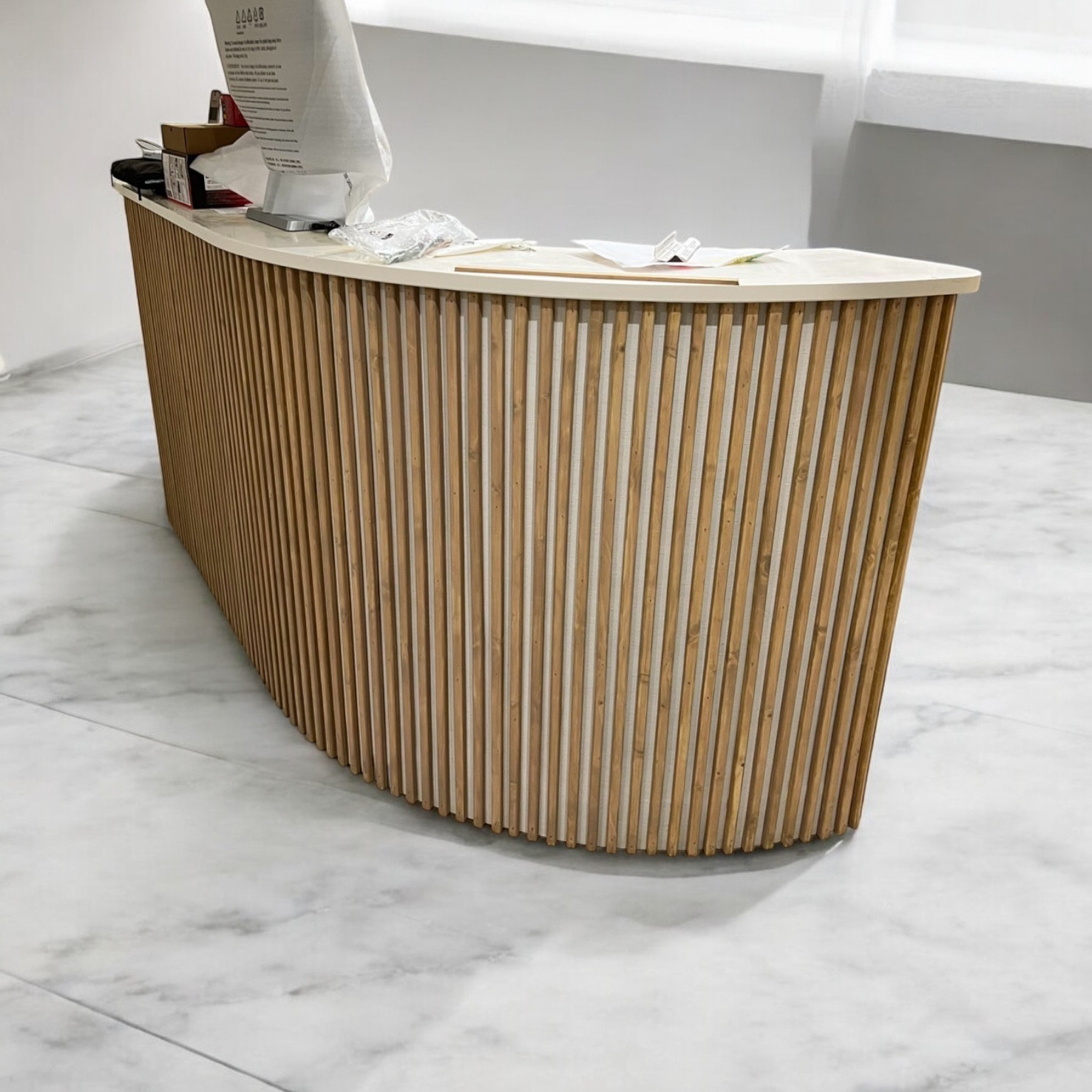 【和洋折衷】Rカウンター　レジカウンター