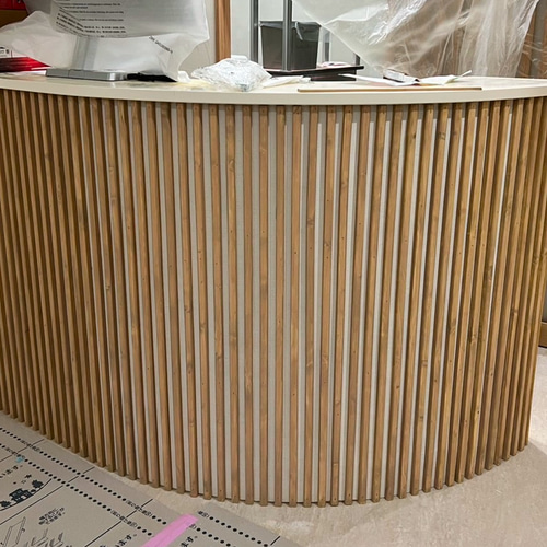 和洋折衷】Rカウンター レジカウンター 机・デスク エバーグリーン