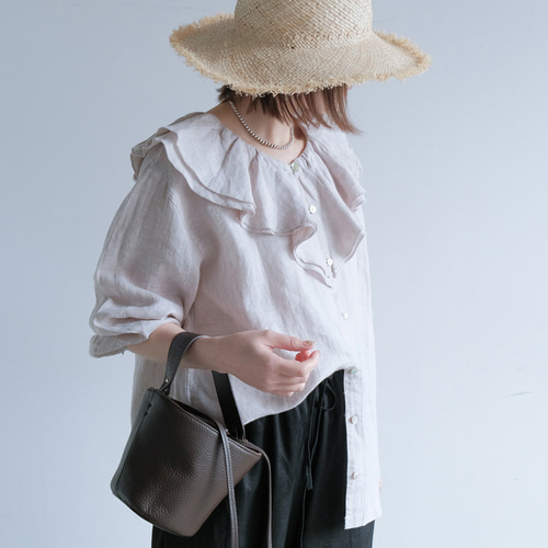 チャンマー　ふんわりブラウス 7days Life Styling ブラウス シャツ ストレッチとろみ素材