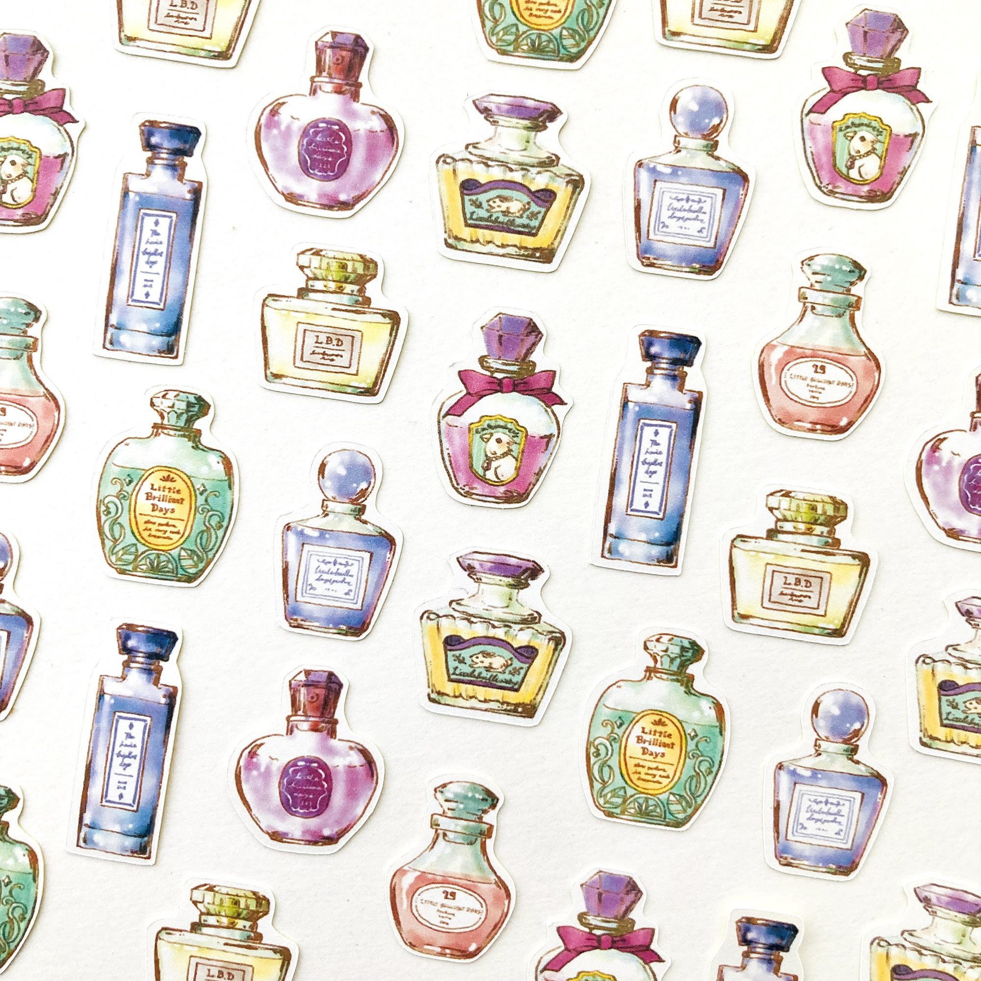 Perfumeフレークシール｜香水瓶【32枚入】 シール・ステッカー