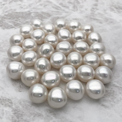 ごろっと大きなバロックパールのピアス/イヤリング 大粒 11mm 12mm 真珠 スタッド チタン SV925 4枚目の画像