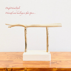 流木インテリア  小～大型インコが止まれる天然流木の小鳥の止まり木 スタンドタイプ インコ オウム 鳥 自然木 N4 6枚目の画像