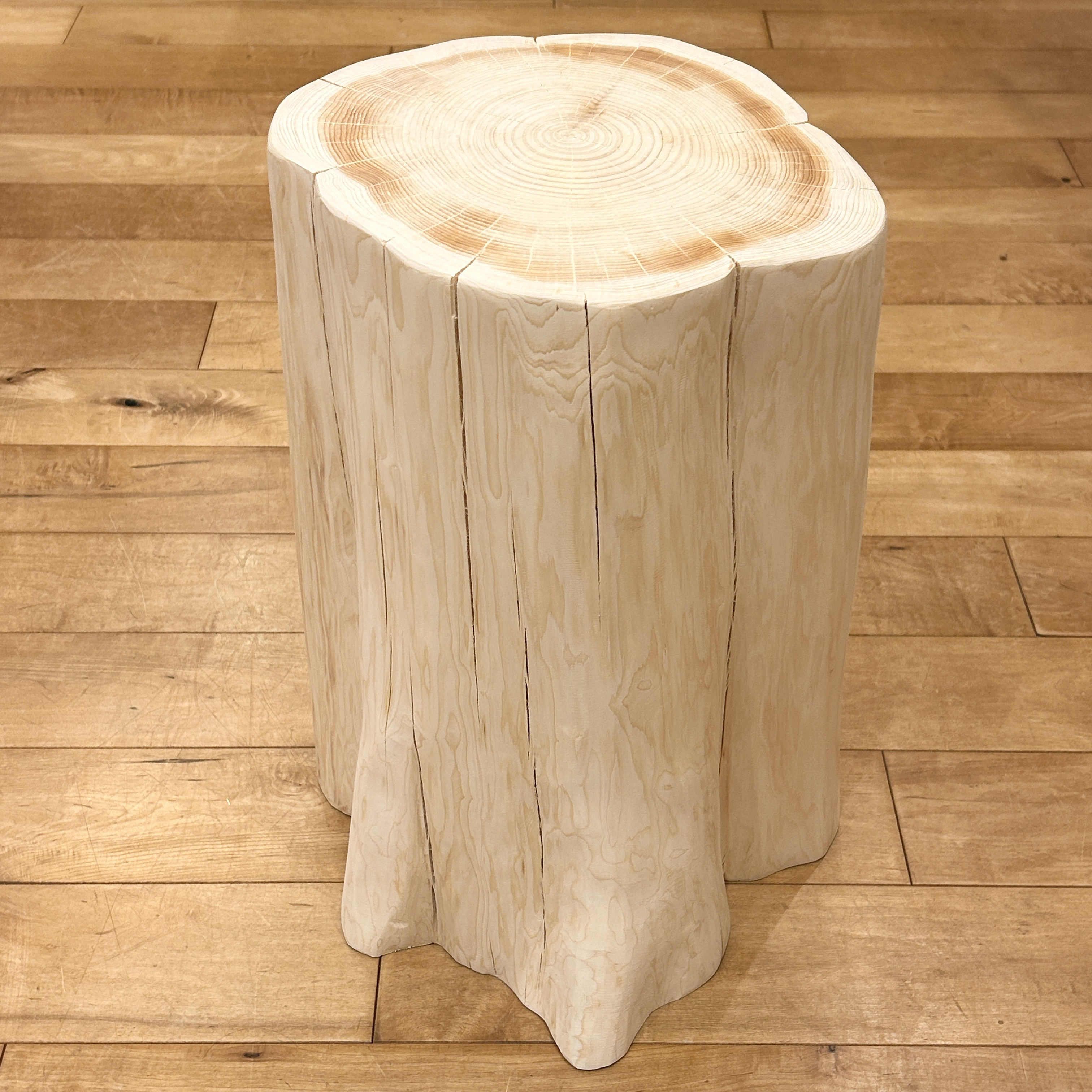 Hinoki  Wood  Stool  No.1200