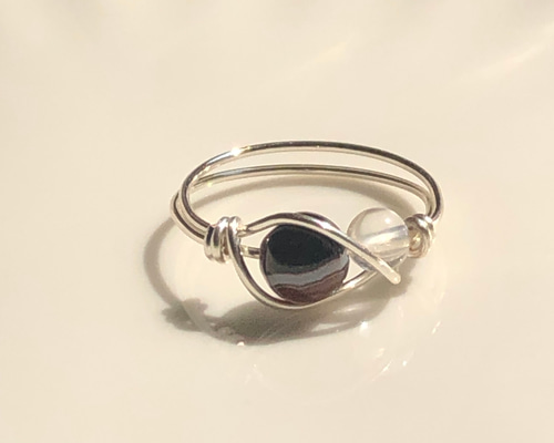 天然石ワイヤーリング*セミオーダー b0d68908257265d0a6df2d73e365ff