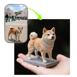 写真 フィギュア ペット手作り 愛猫 愛犬 オーダーメイド リアル