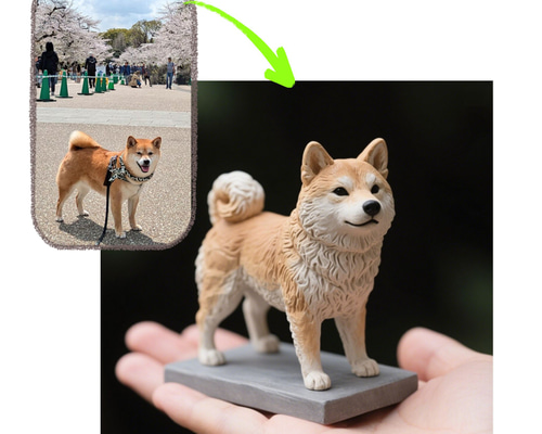 写真 フィギュア ペット手作り 愛猫 愛犬 オーダーメイド リアル